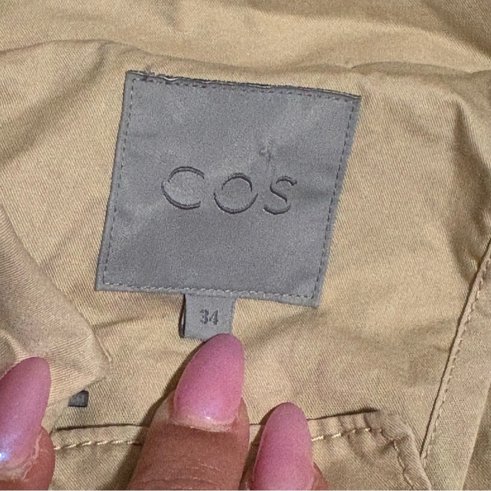 COS Belted Beige Trench Coat- Size 34 (US 4) - Picture 10 of 12